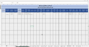 کاربرگ تجمیعی حقوق و مزایا و مالیات پرسنل