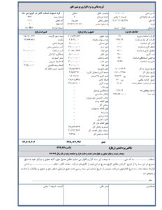 فرم تسویه حساب پرسنل